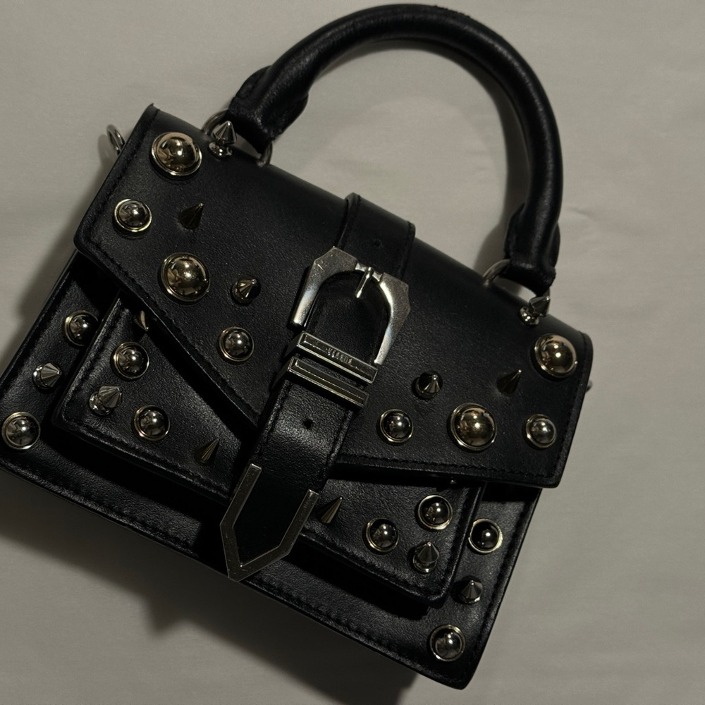 Versus Versace Iconic Studded Black Mini Handbag